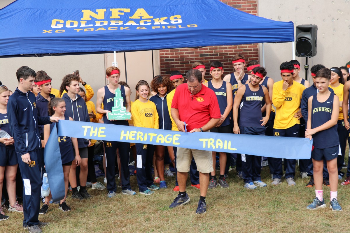 Cutting of the ceremonial ribbon.