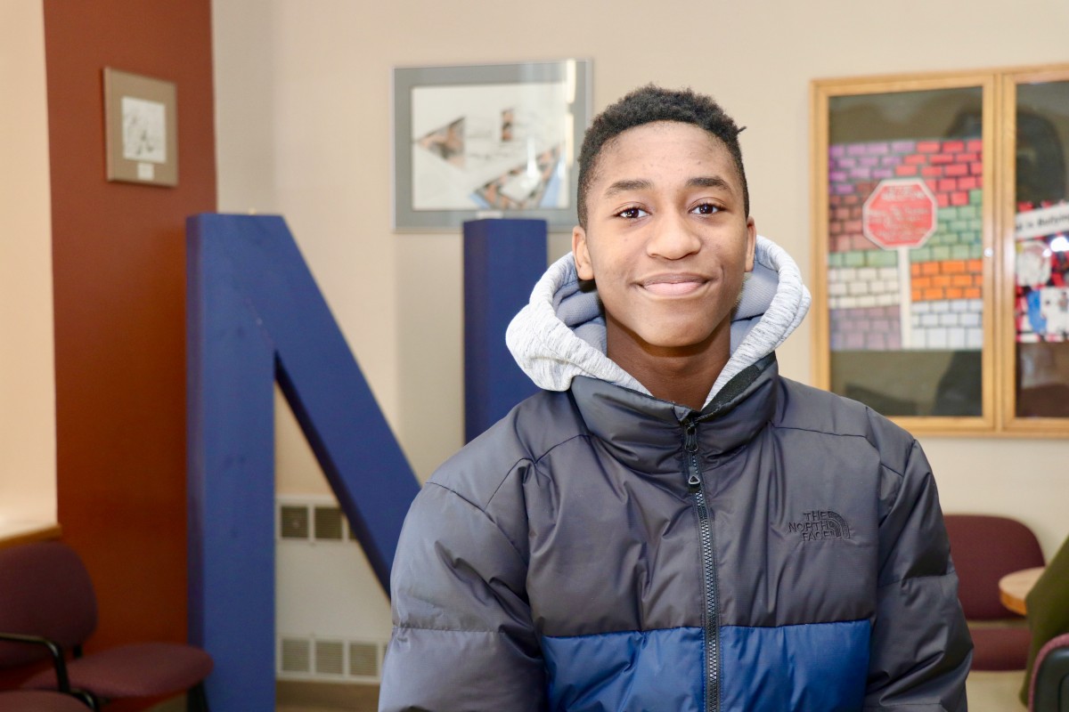 Richard Delahaye, 8th grade “Martin Luther King, Jr. I think that if he hadn’t done what he had done, with speaking up for African American rights or equality in general, it wouldn’t be like this now - like you guys interviewing me on something positive right now. Basically equality.”