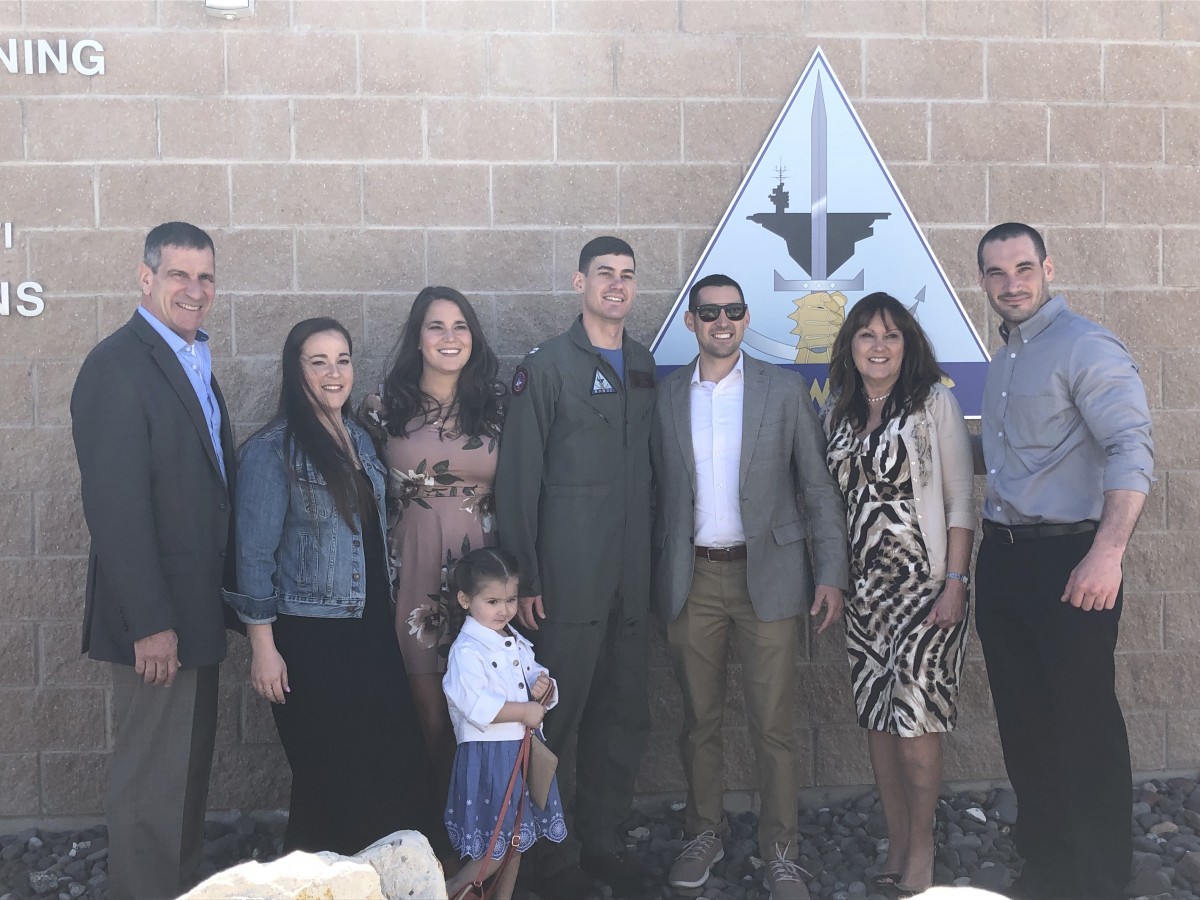 Lt. Michael Ponessa pictured with family.