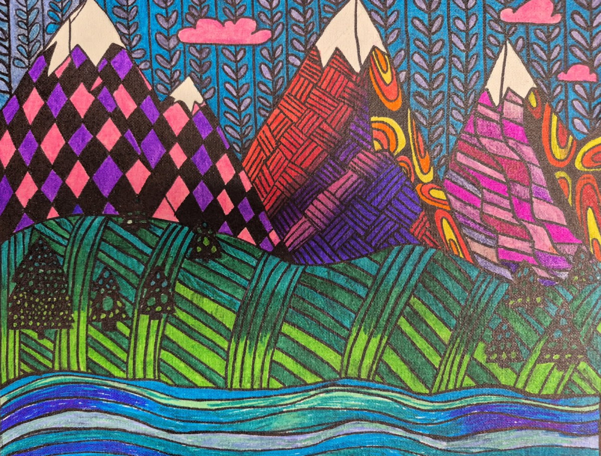 Thumbnail for Heritage Middle School Artists Create Zen Tangle Designs