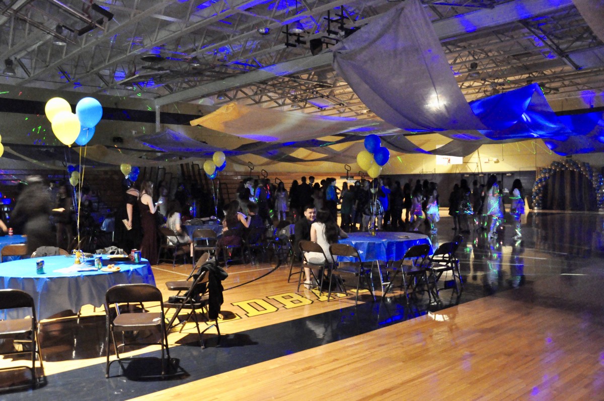 Students pose at inaugural Blue & Gold Gala