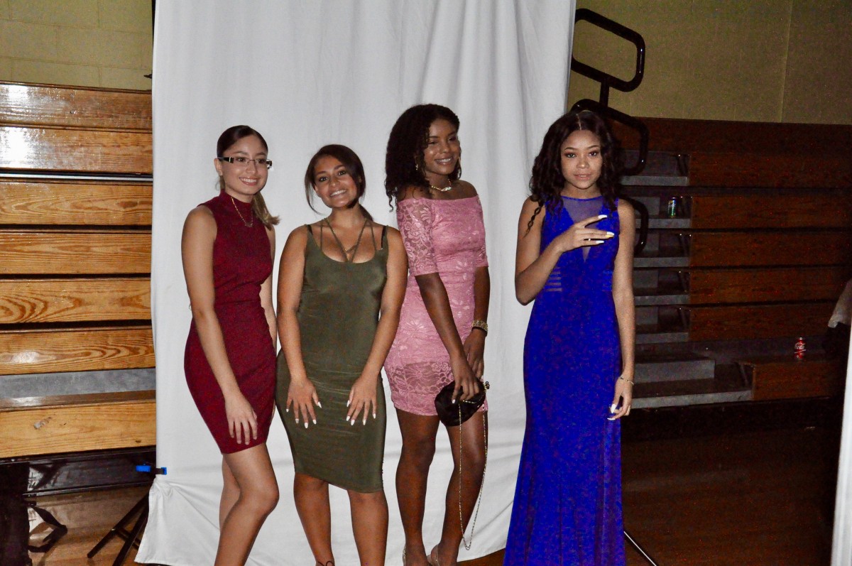 Students pose at inaugural Blue & Gold Gala