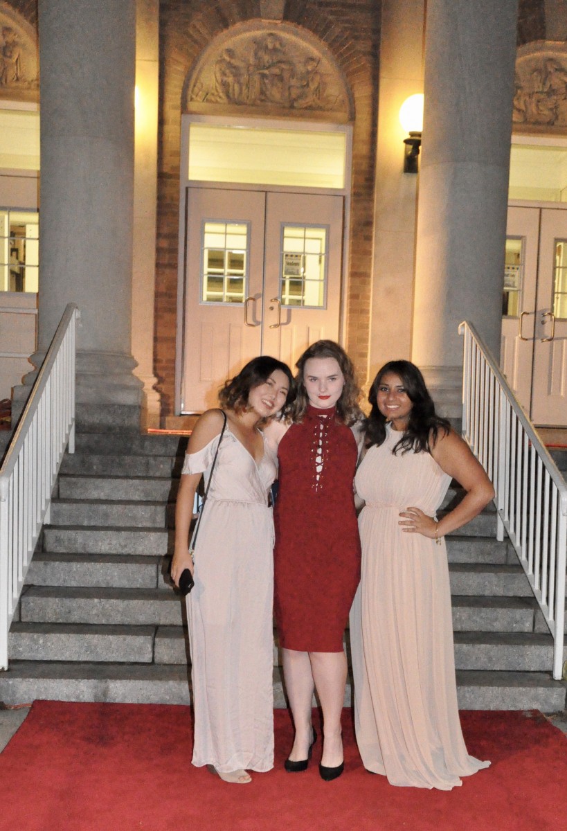 Students pose at inaugural Blue & Gold Gala