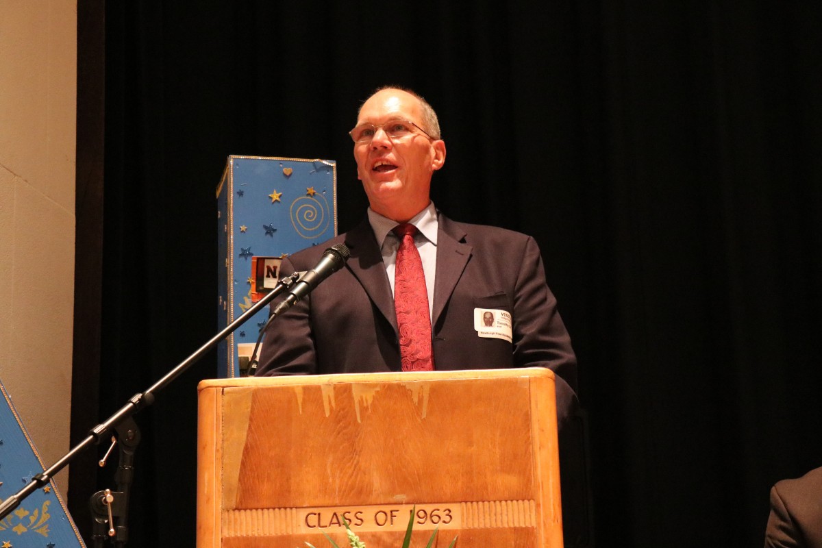 Director of Career and Technical Education Technical Assistance Center of NY (CTE TAC), Mr. Tim Ott addresses the audience.