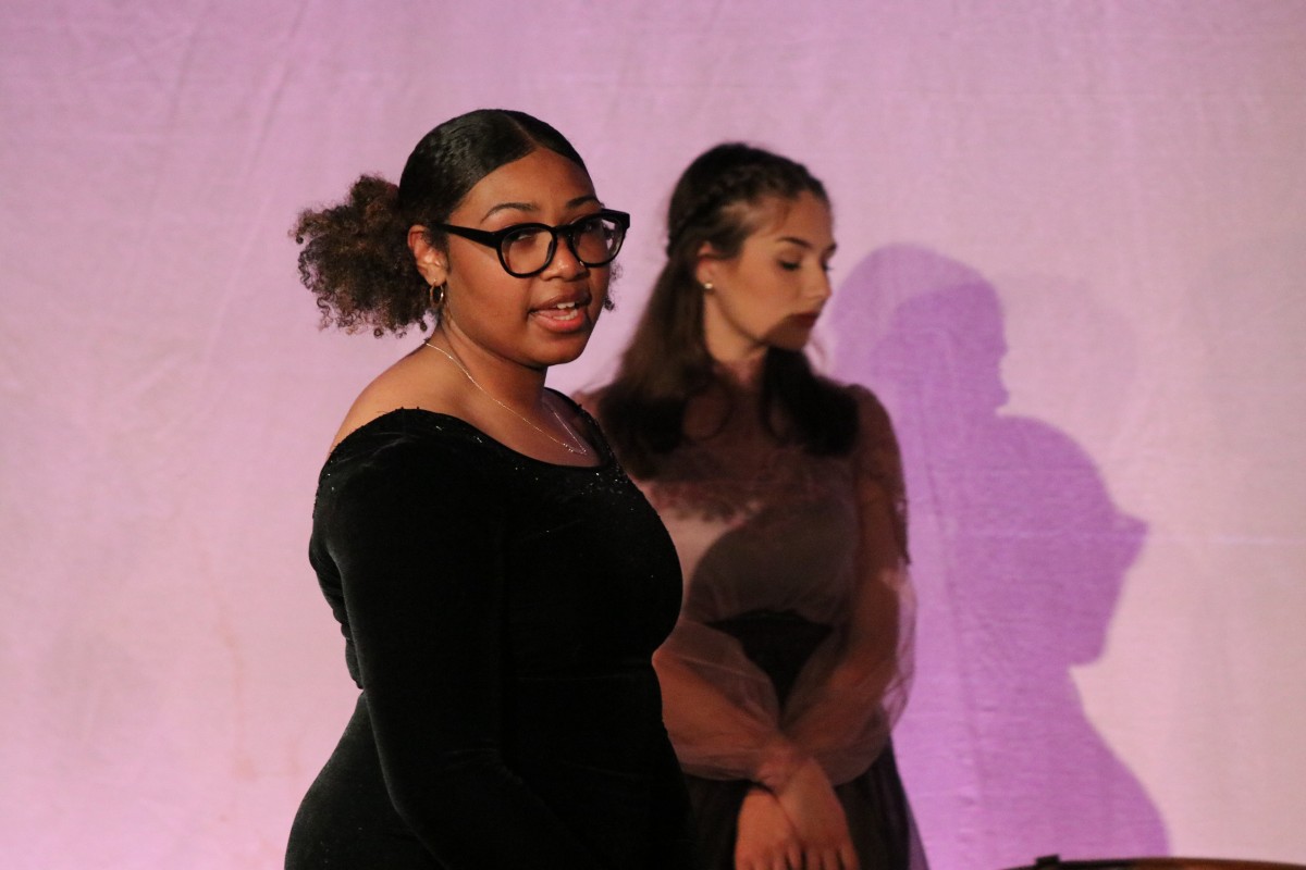 Students perform in the show.