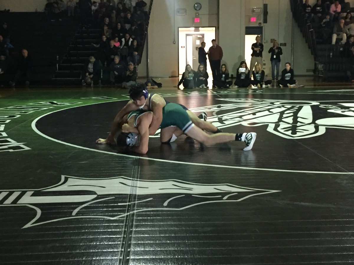 Luke Fischer(126 lbs) defeated the #4 ranked wrestler in Section 9, 2-1