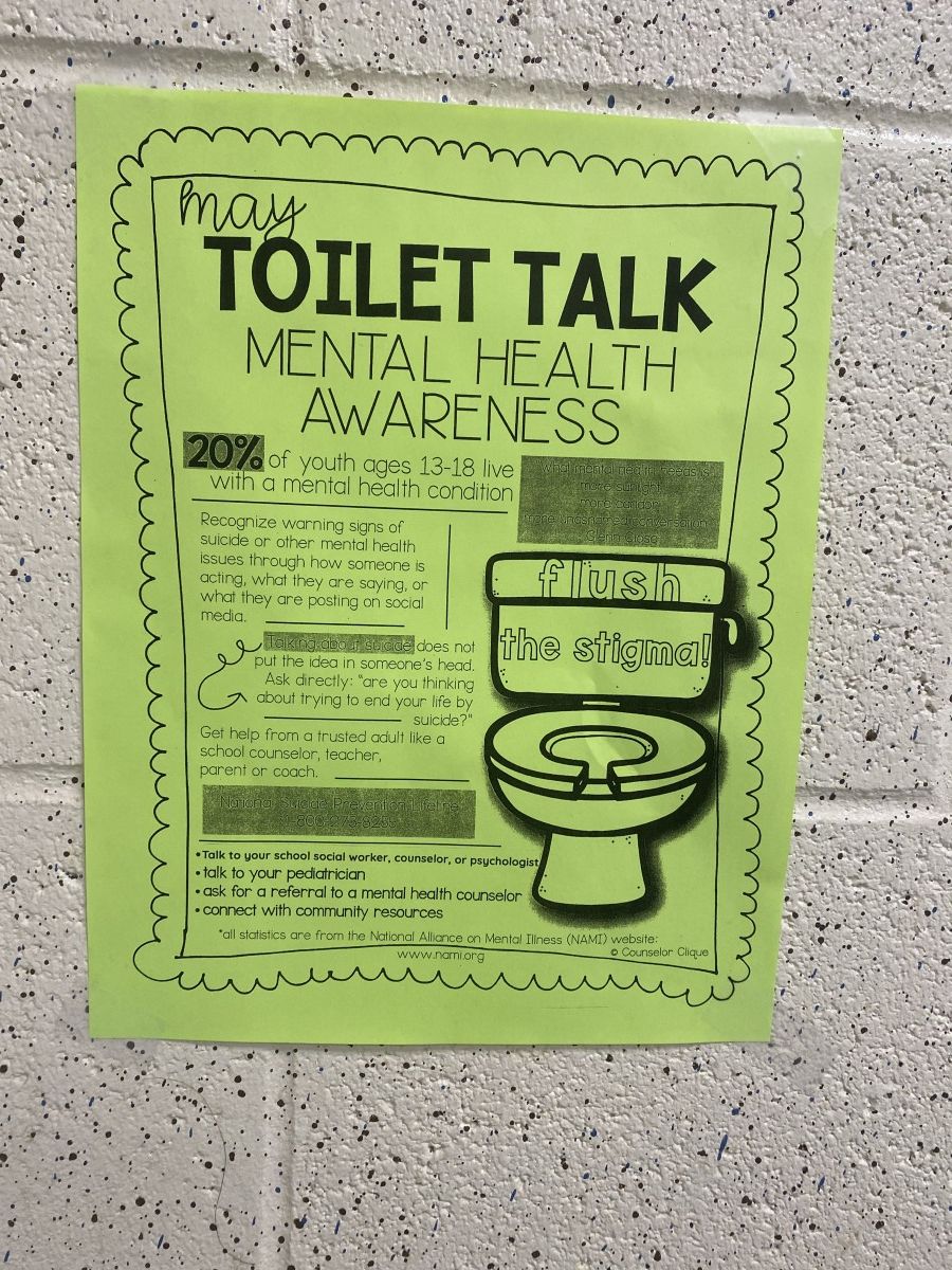 Flier about Mental Health Awareness.