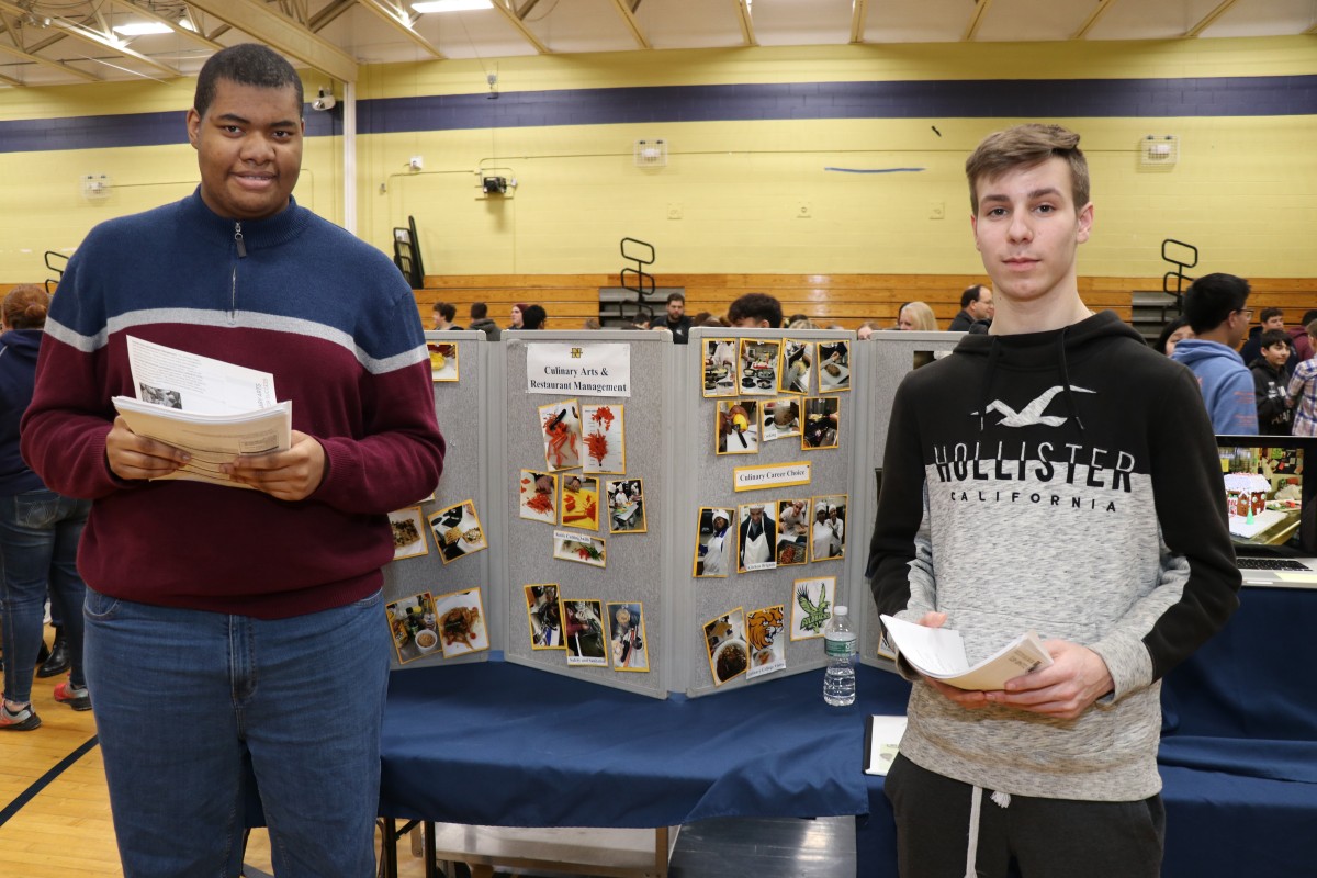 Students pose for a photo.