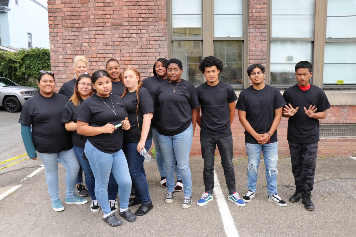 Advisory group poses for a photo.