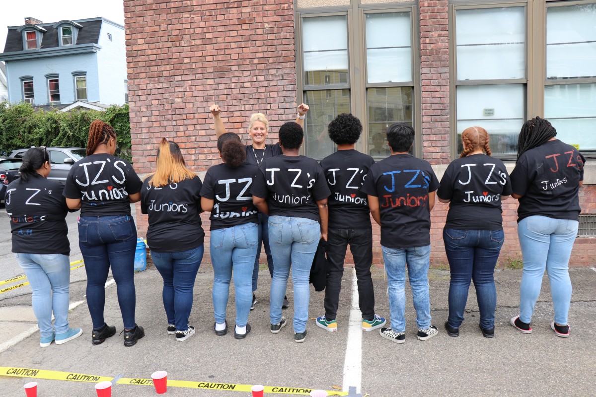 Advisory group poses for a photo.