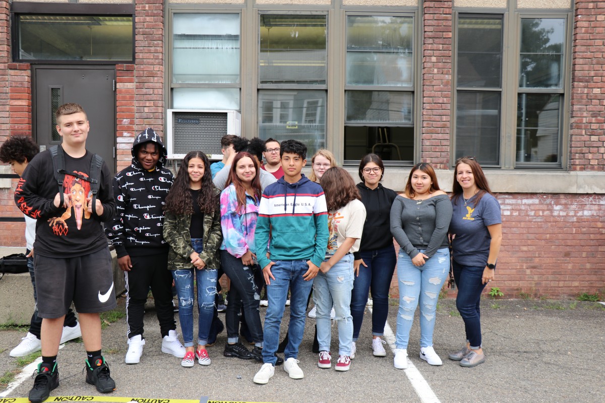 Advisory group poses for a photo.