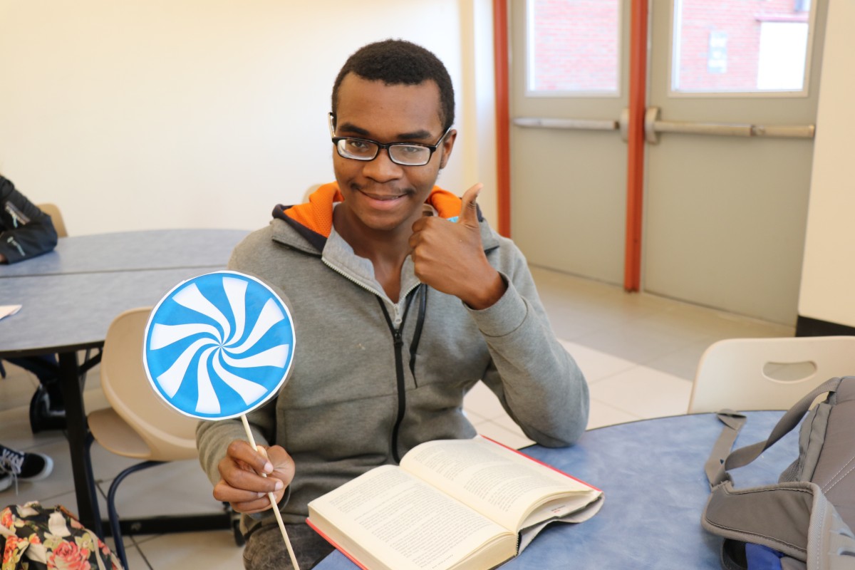 Student poses for a photo.