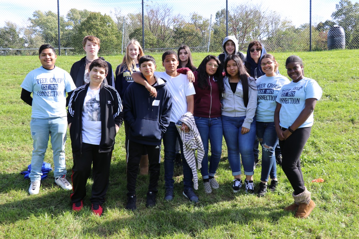 Group of mentors and their mentees