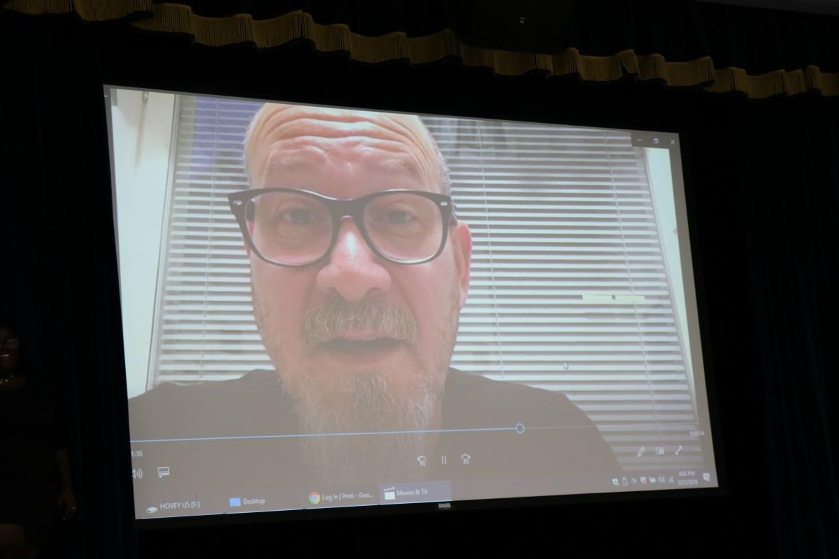 Photo of video from Mr. Freedman.