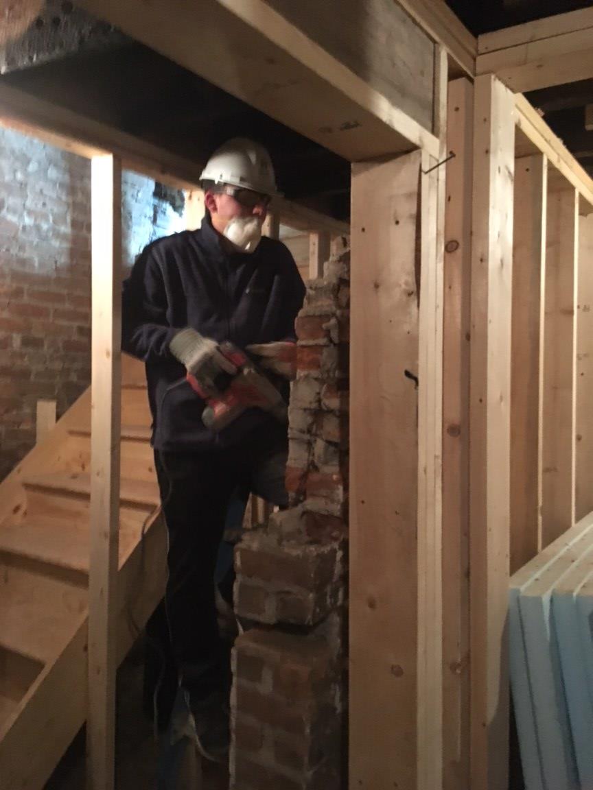 Students participate in building house for Habitat for Humanity