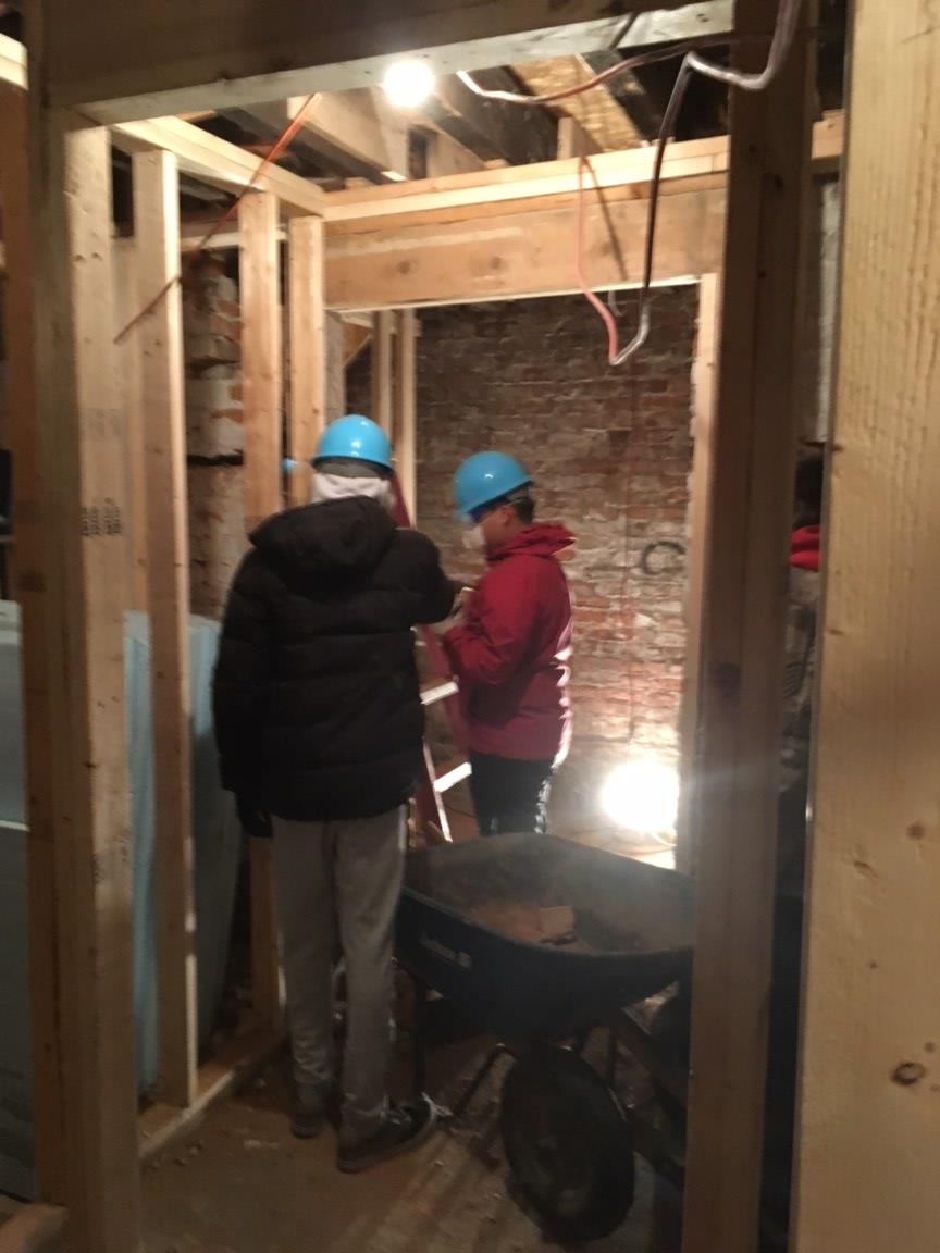 Students participate in building house for Habitat for Humanity
