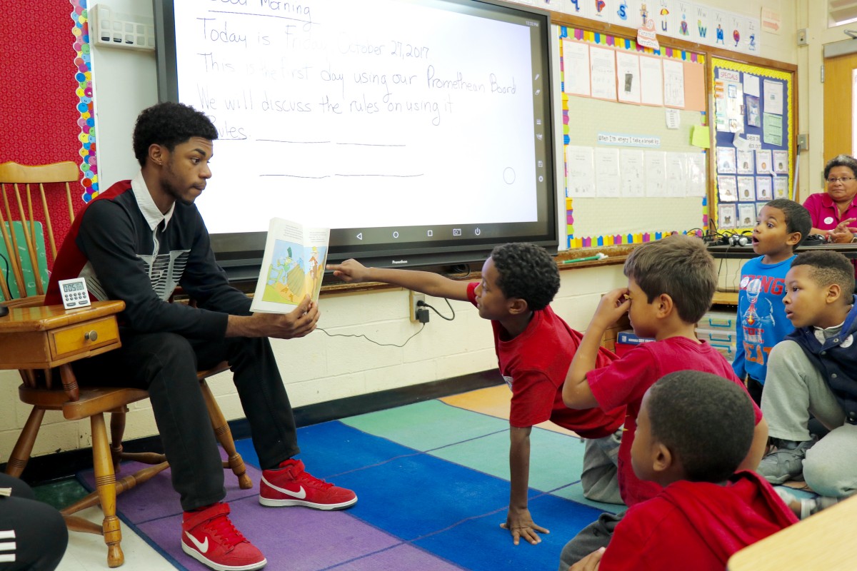 NFA West students read to Balmville students