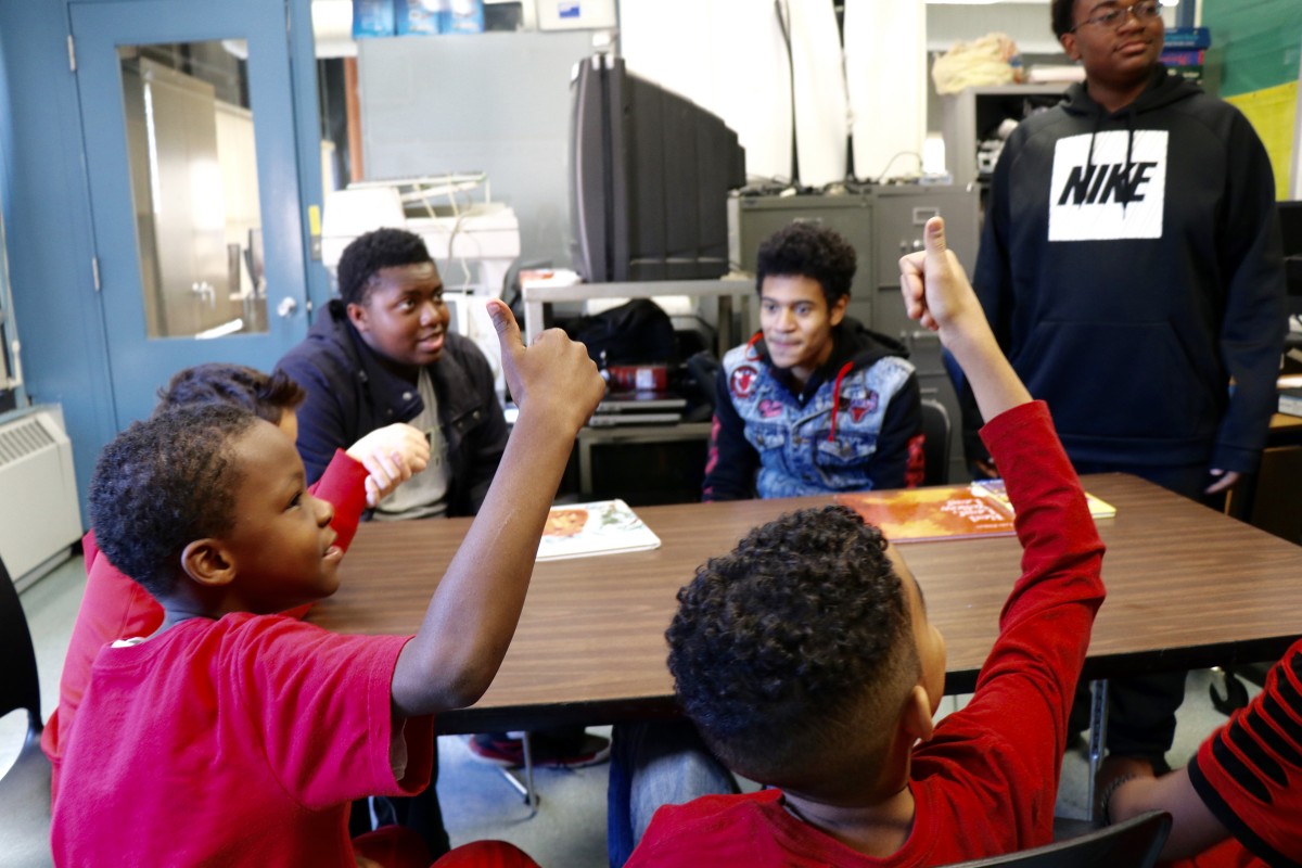 NFA West students read to Balmville students