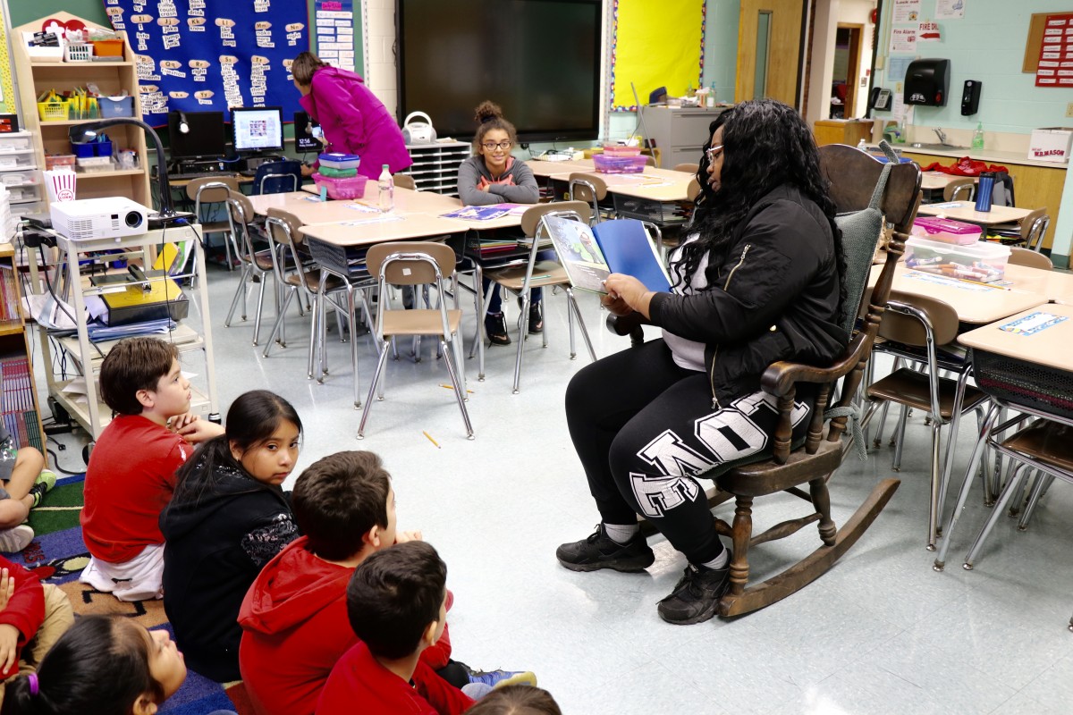 NFA West students read to Balmville students