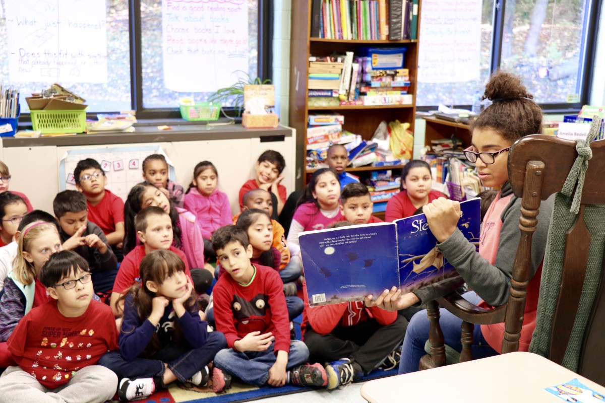 NFA West students read to Balmville students