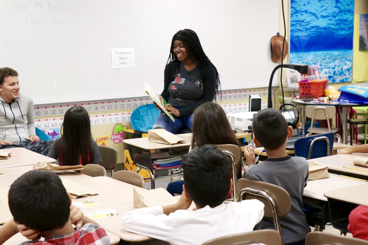 NFA West students read to Balmville students