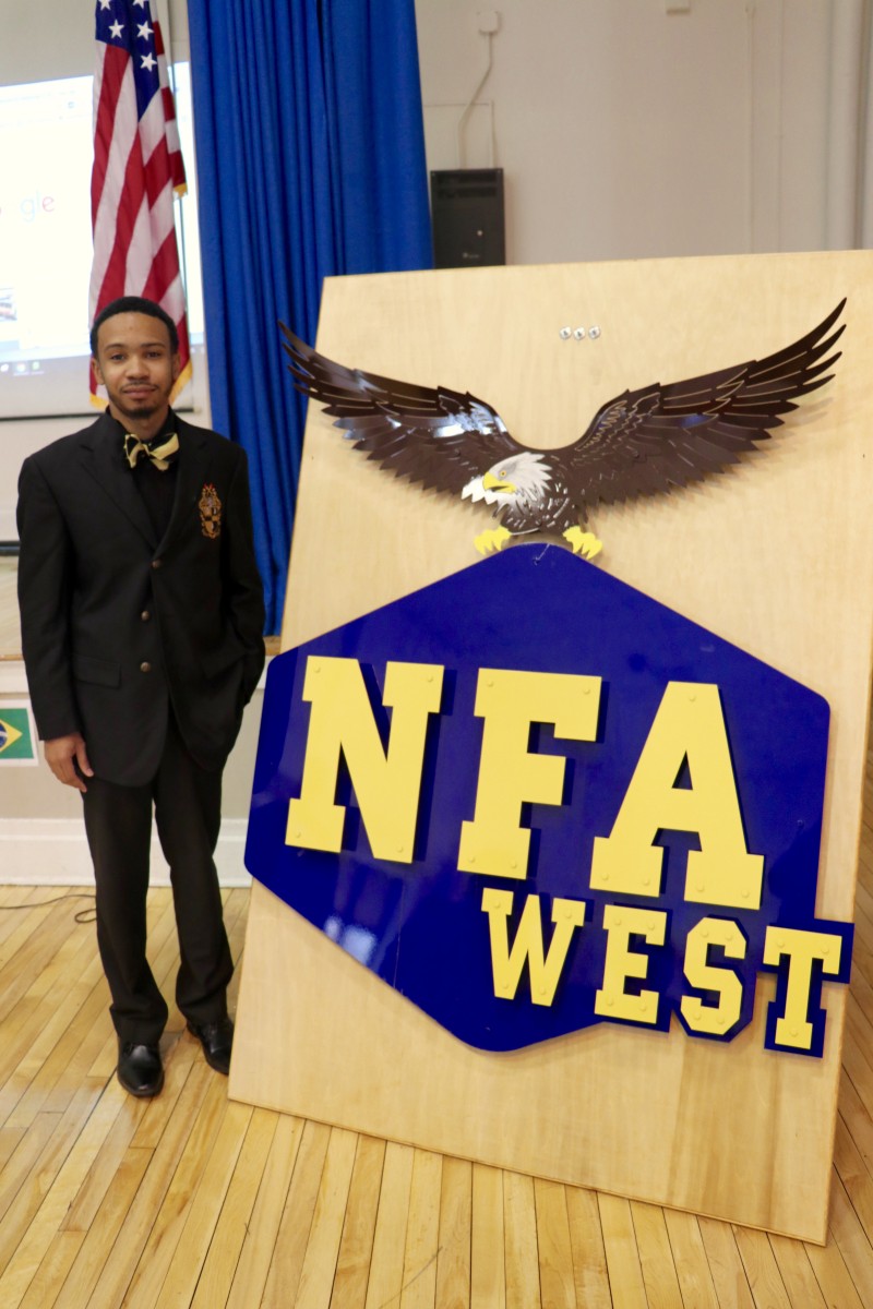 NFA Alumni/Presenter stands by NFA West side