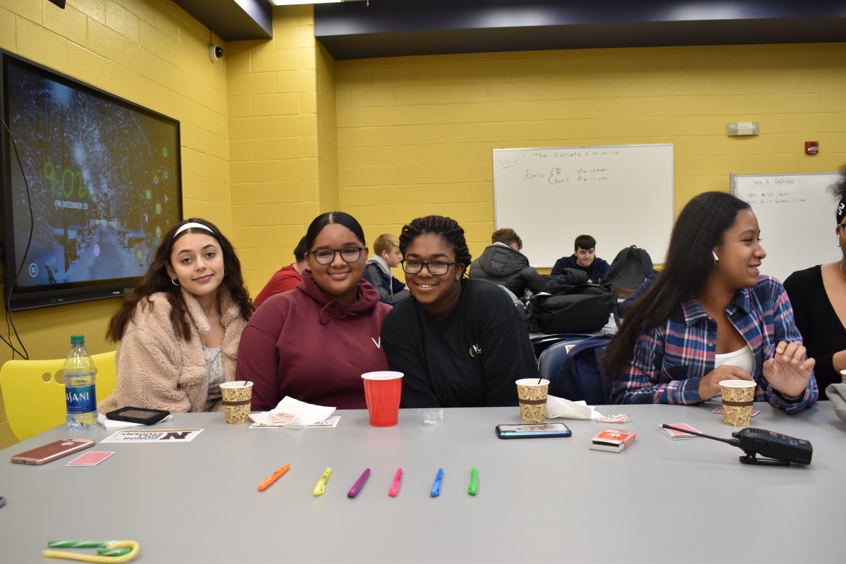 Students pose for a photo.